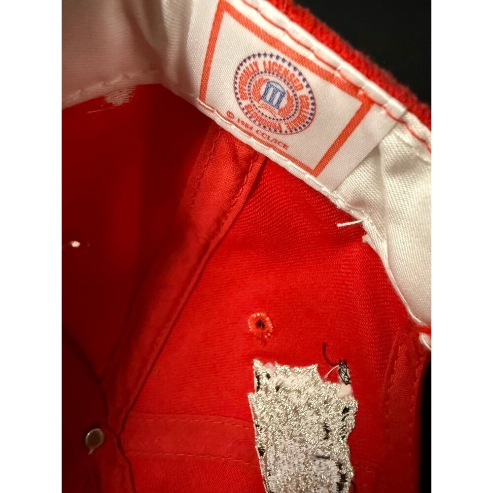 Vtg Sports Specialties New Mexico Lobos Snapback Hat Red NWT Cap Embroidery RARE - Picture 6 of 9